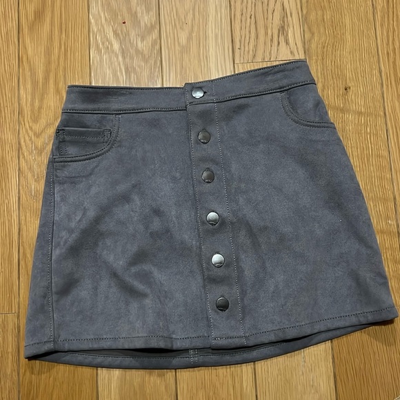 Express skirt. Gray. Size 0 - Picture 1 of 8